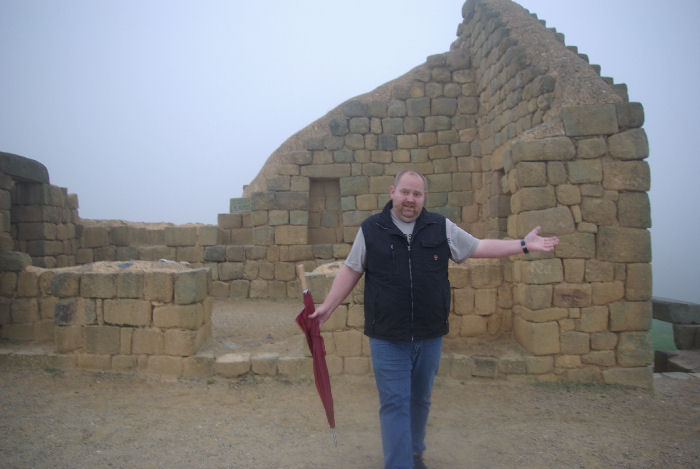 Holger in Ingapirca